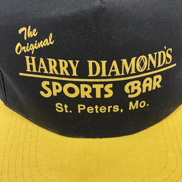 THE ORIGINAL HARRY DIAMONDS SPORTS BAR ST PETERS MISSOURI HAT CAP SNAPBACK OSFM - Picture 5 of 11